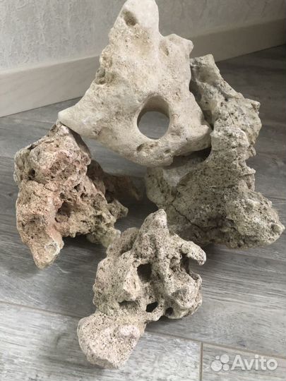 Грунт, декорация камни