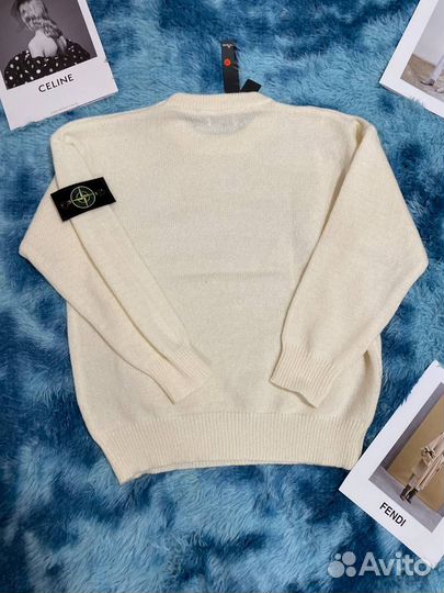 Свитер Stone Island белый