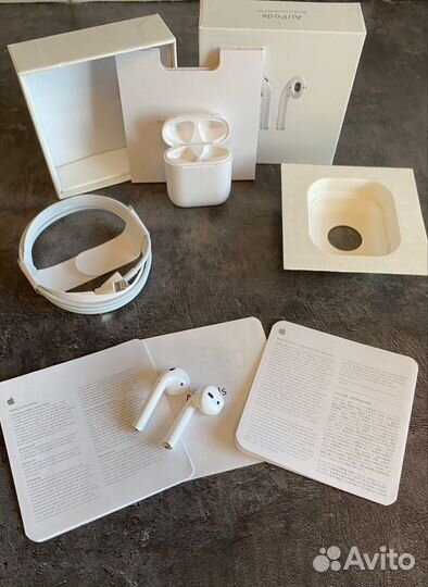 Беспроводные наушники apple airpods 2