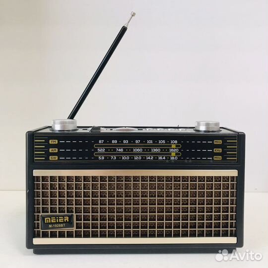 Радиоприемник 1926BT Bluetooth/USB/TF/FM/акб 18650