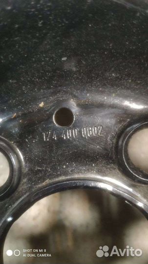 Диск mercedes benz r15 a1244000602