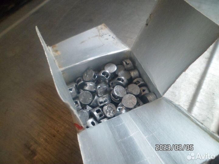 Пломбы свинцовые диаметр 8мм высота 5мм