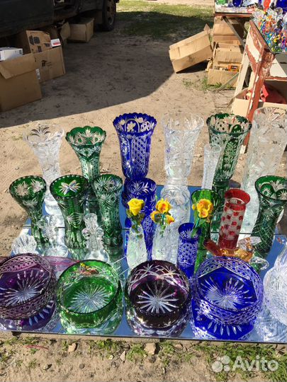 Вазы хрусталь