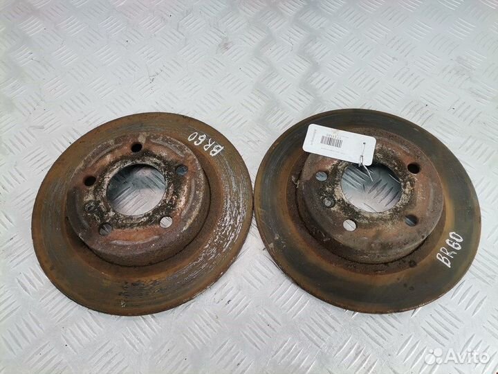 Диск тормозной задний для Opel Zafira A 9117772