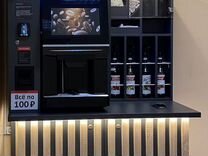 Кофейный автомат самообслуживания с местом