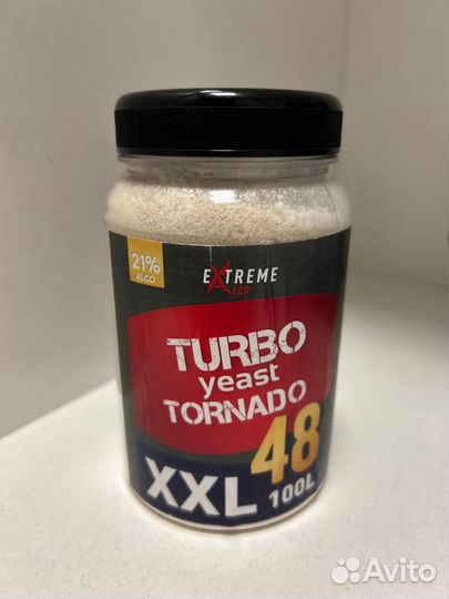 Турбо дрожжи tornado XXL на 100 литров