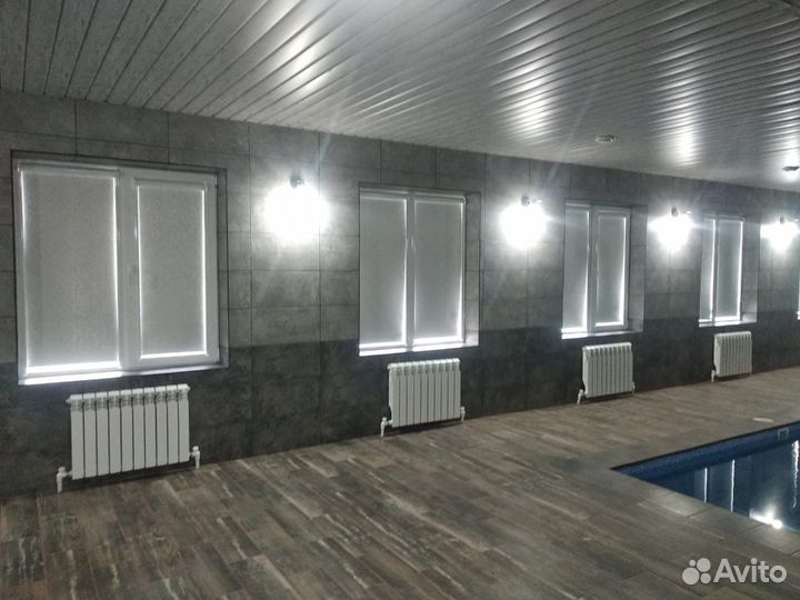 Жалюзи рулонные кассетные солнценепроницаемые