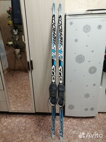 Лыжи беговые детские 160 с ботинками