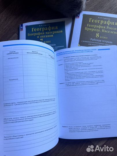 География рабочая тетрадь 7,8,9 класс. Новая