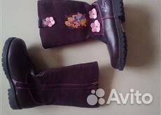 Сапоги на девочку демисезонные