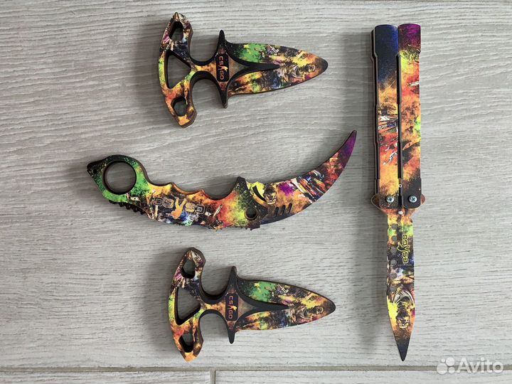 Набор деревянных ножей CS:GO