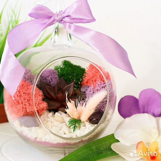 Флорариум в вазе 