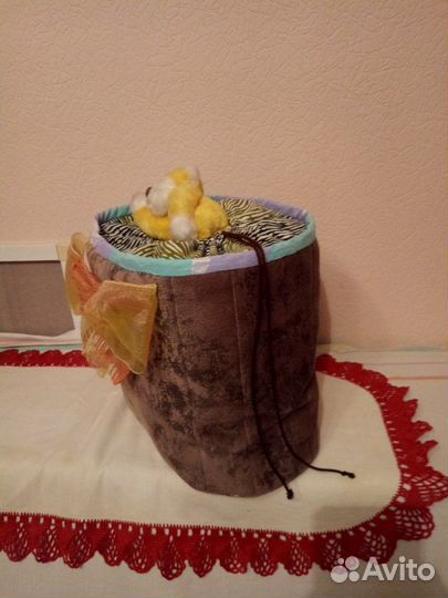 Мягкая корзина для игрушек