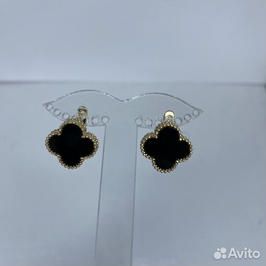 Серьги van cleef