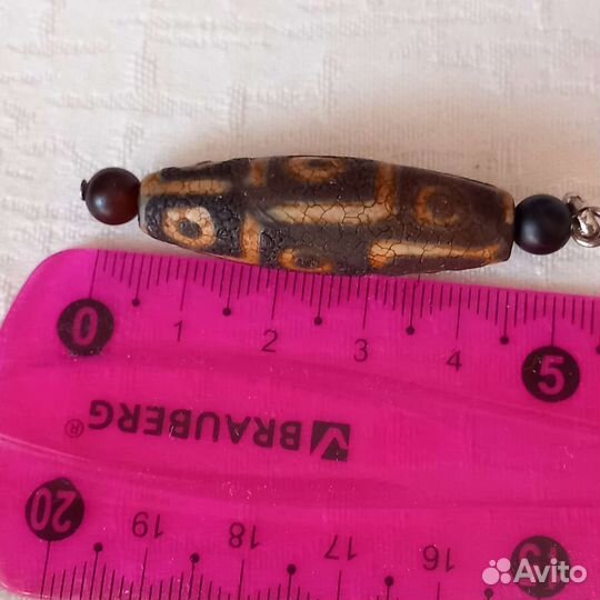 Старая Бусина Дзи 9 глаз- быстрая удача