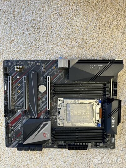 X399 Phantom, ruzen 1900X, Kingston 250gb