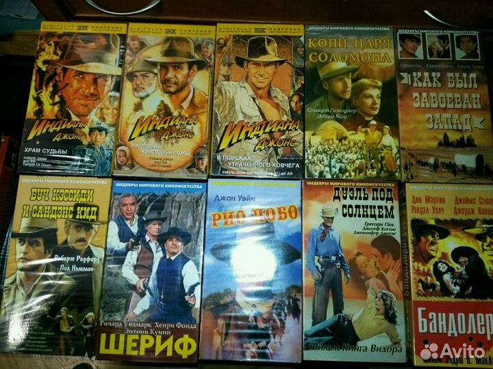 Видеокассеты VHS. Самурайское кино, вестерны