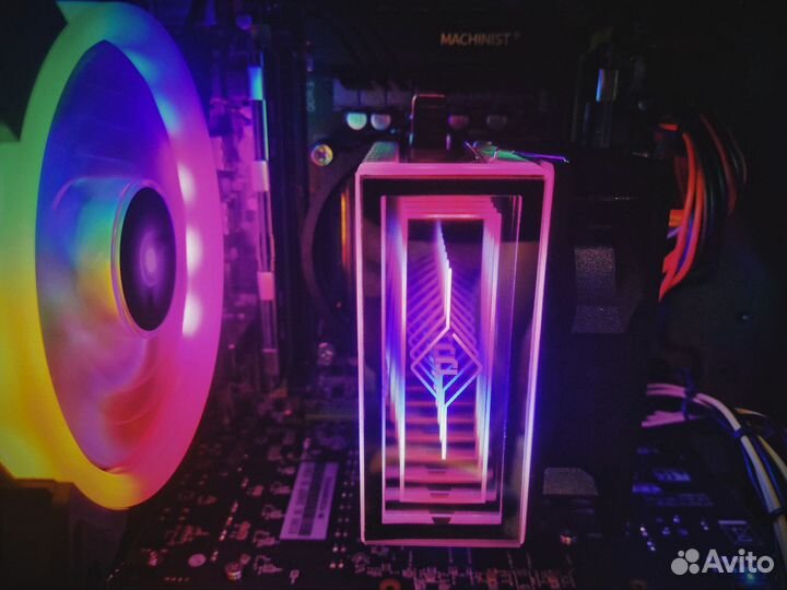 Игровой пк 10ядер/20пт/rx580(8gb/480m2ssd/16gb