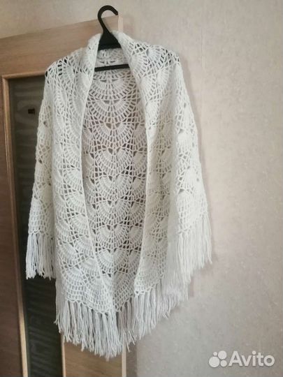 Шаль ручной работы