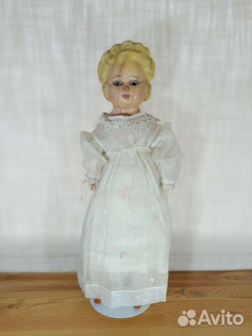 Антикварная восковая кукла