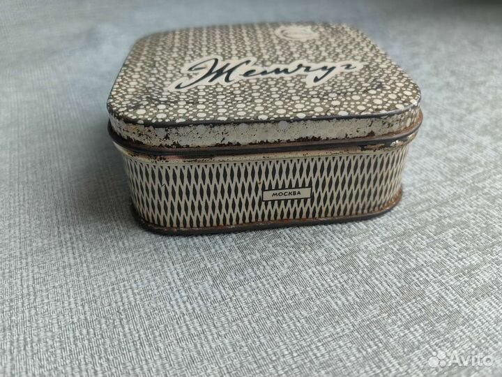 Баночка для зубного порошка Жемчуг СССР