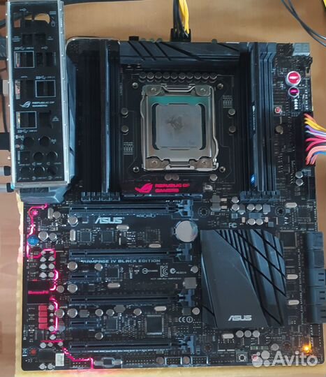 Asus rampage iv black с процессором i7-4930K
