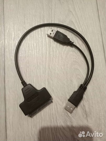 USB 2.0 to SATA кабель