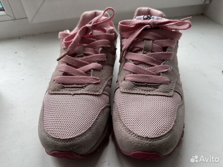 Кроссовки женские замша и текстиль 38