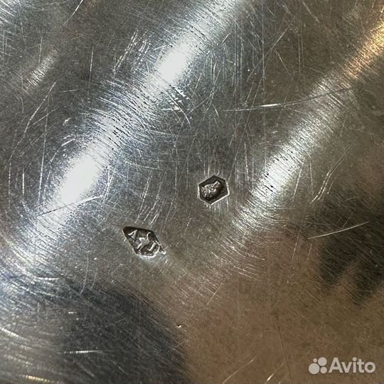 Серебряный поднос 925 пробы