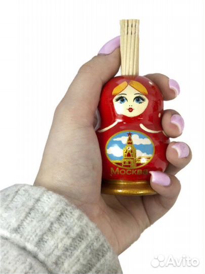 Матрёшка, подставка для зубочисток