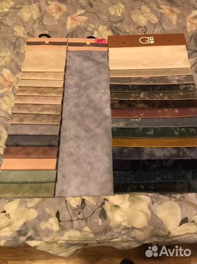 Образцы с мебельными тканями