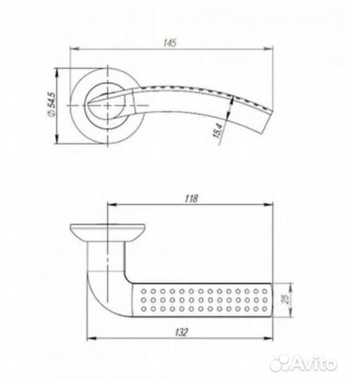 Дверные ручки межкомнатные