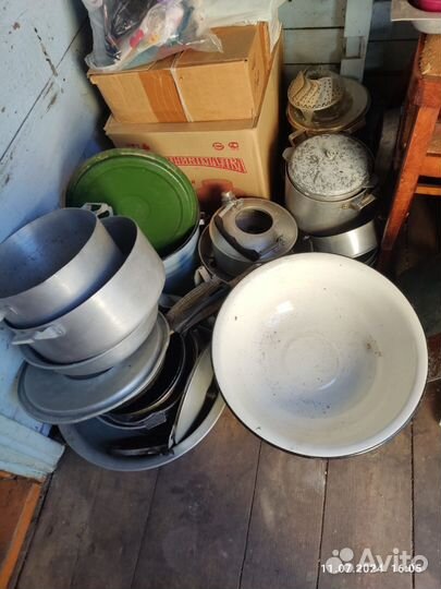 Посуда алюминиевая разная