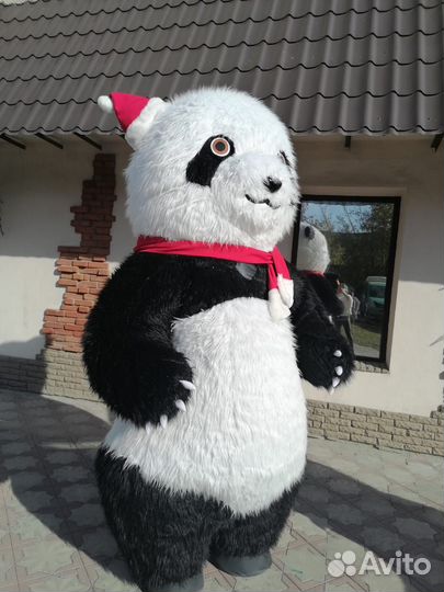 Панда,надувной костюм,ростовая кукла.Новый2м 60 см
