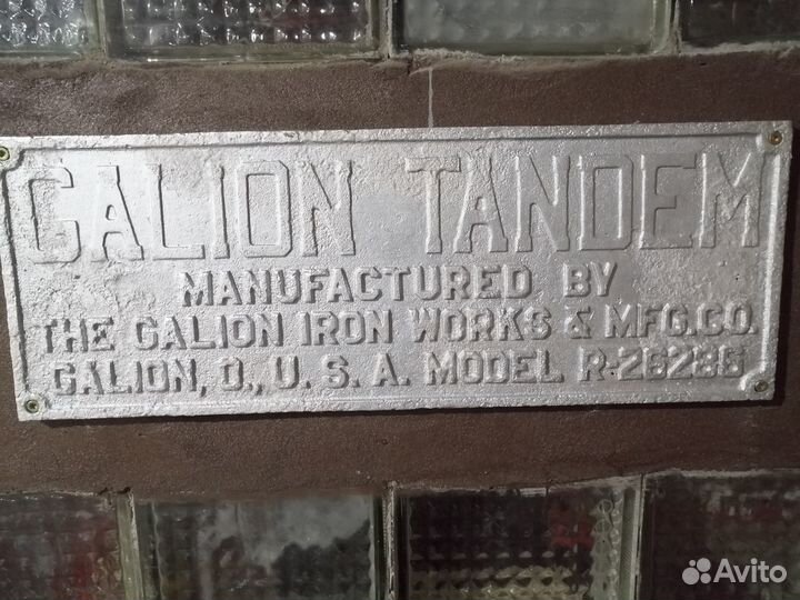 Табличка чугунная редкая