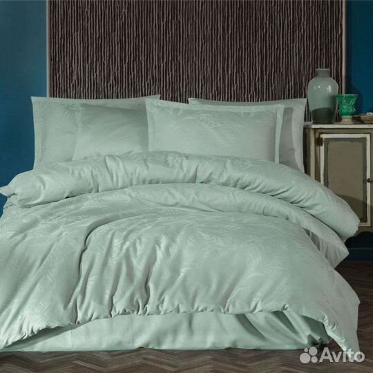 Белье постельное сатин жаккард Семейное Clasy