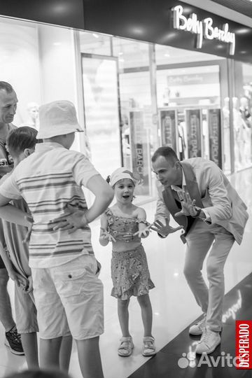 Фокусник с животными. Не аниматор,а иллюзионист