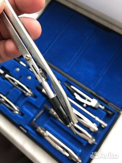 Готовальня 1991г, чертежный набор нч-14-Т-02