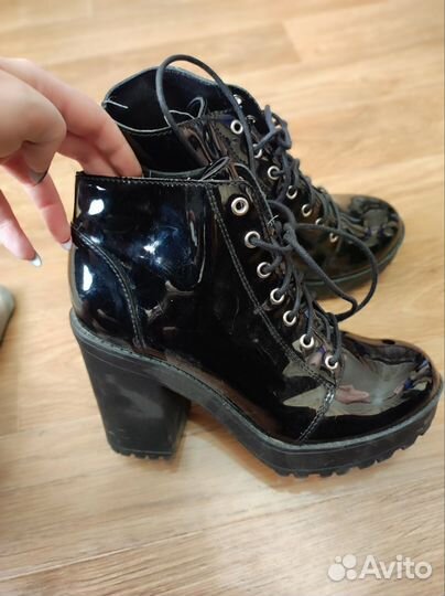 Ботильоны лакированные 39