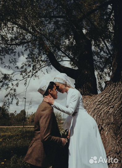 Платье для никах белое