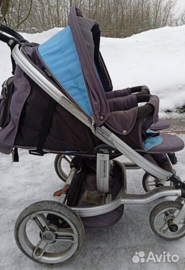 Коляска для двойни б/у