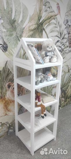 Стеллаж для книг детский и игрушек