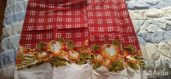 Шторы и скатерть для дачи