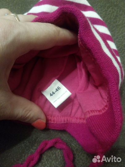 Новая демисезонная шапка р.44-46