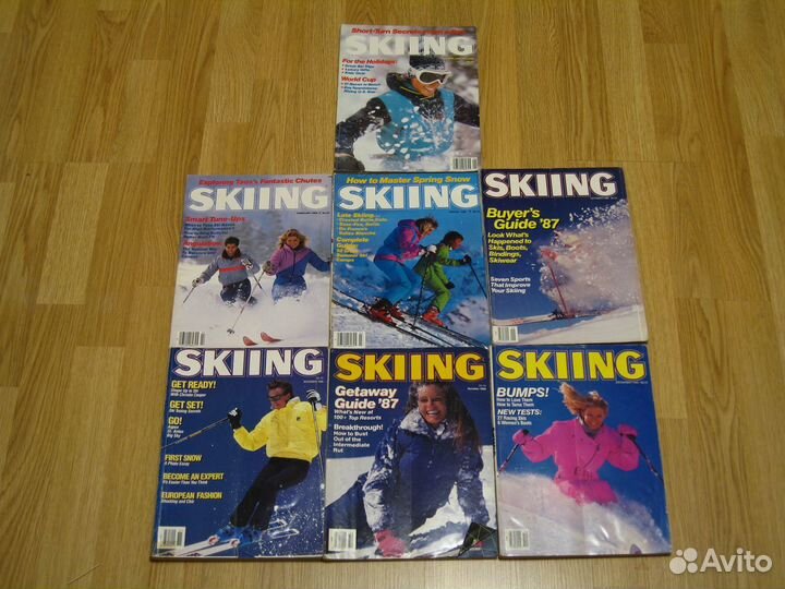 Журналы Skiing о горных лыжах 1986 год