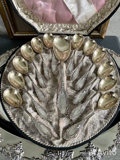 Серебряные ложки для мороженого