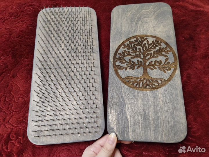 Доска Садху медная с медными гвоздями для йоги