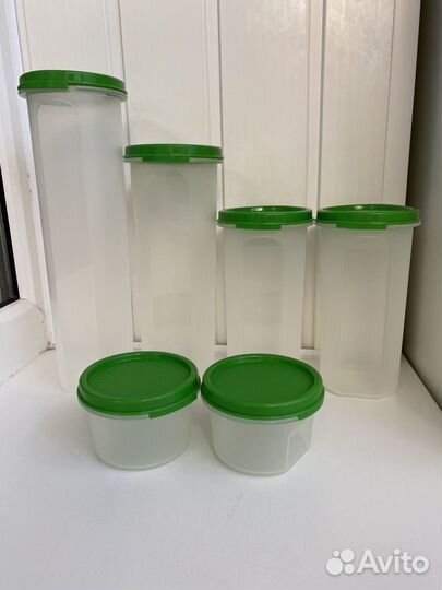 Набор компактусов Tupperware, емкости для хранения
