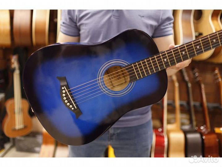 Fante FT-R38B-BLS синий санберст акустическая гита