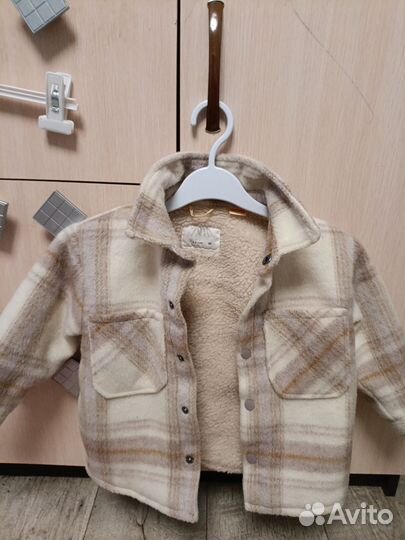 Рубашка для девочки утепленная